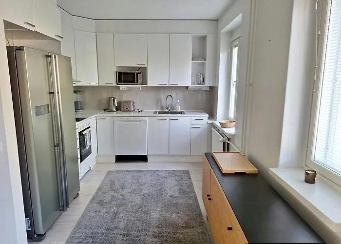 Spacious For 3 With Sauna شقة *