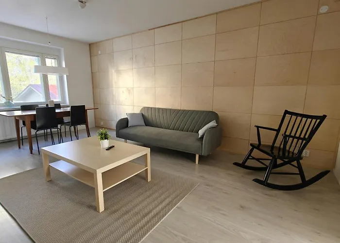 Spacious For 3 With Sauna شقة